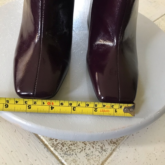 Zara Trafaluc patent finished block heel boots - Picture 16 of 17